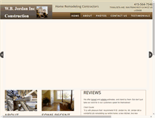 Tablet Screenshot of jordansf.com